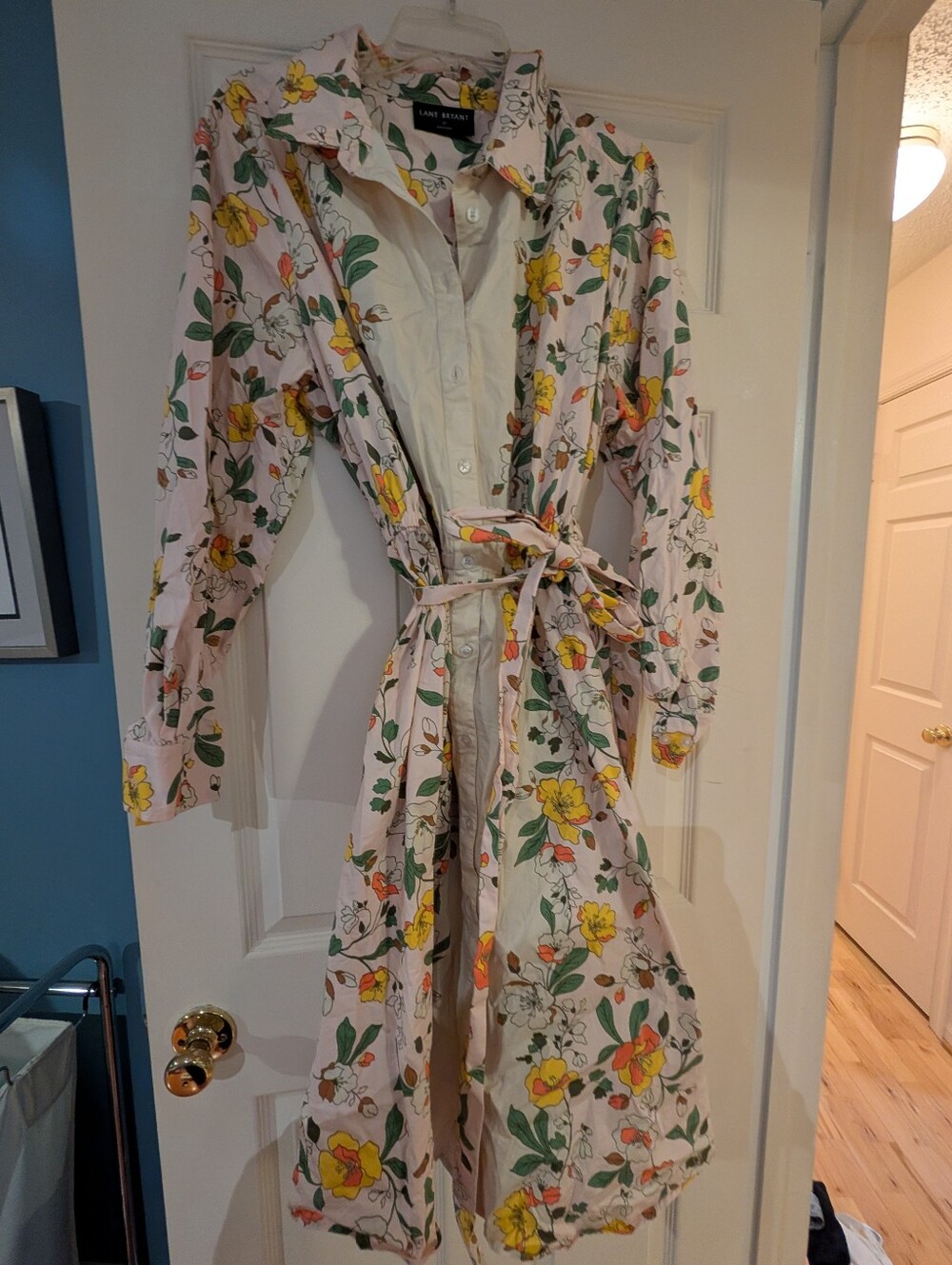 Lane Bryant Floral Shirt Dress | 20